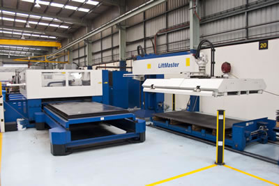 Laser Cutting Machine & Liftmaster Plate Supply Unit